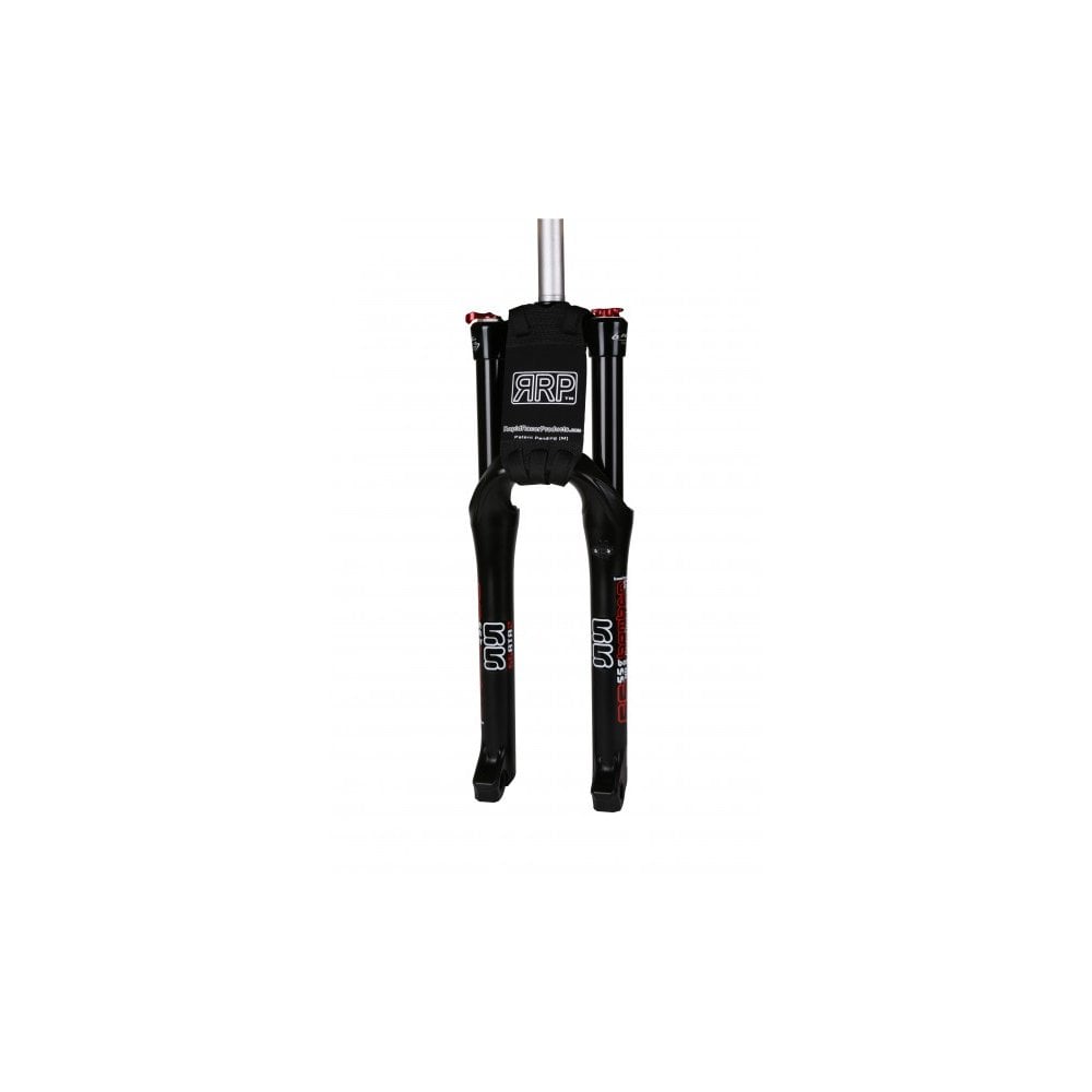 Black RRP ValveGuards for bike valves and frames, providing rattle protection and secure fit for cycling accessories.
