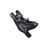Shimano Deore BR-M6100 hydraulic brake caliper with 2-pots, front or rear post mount for mountain bike components.