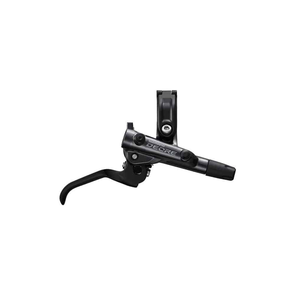 Shimano Deore BL-M6100 hydraulic brake lever with I-Spec EV compatibility, designed for mountain bike components.