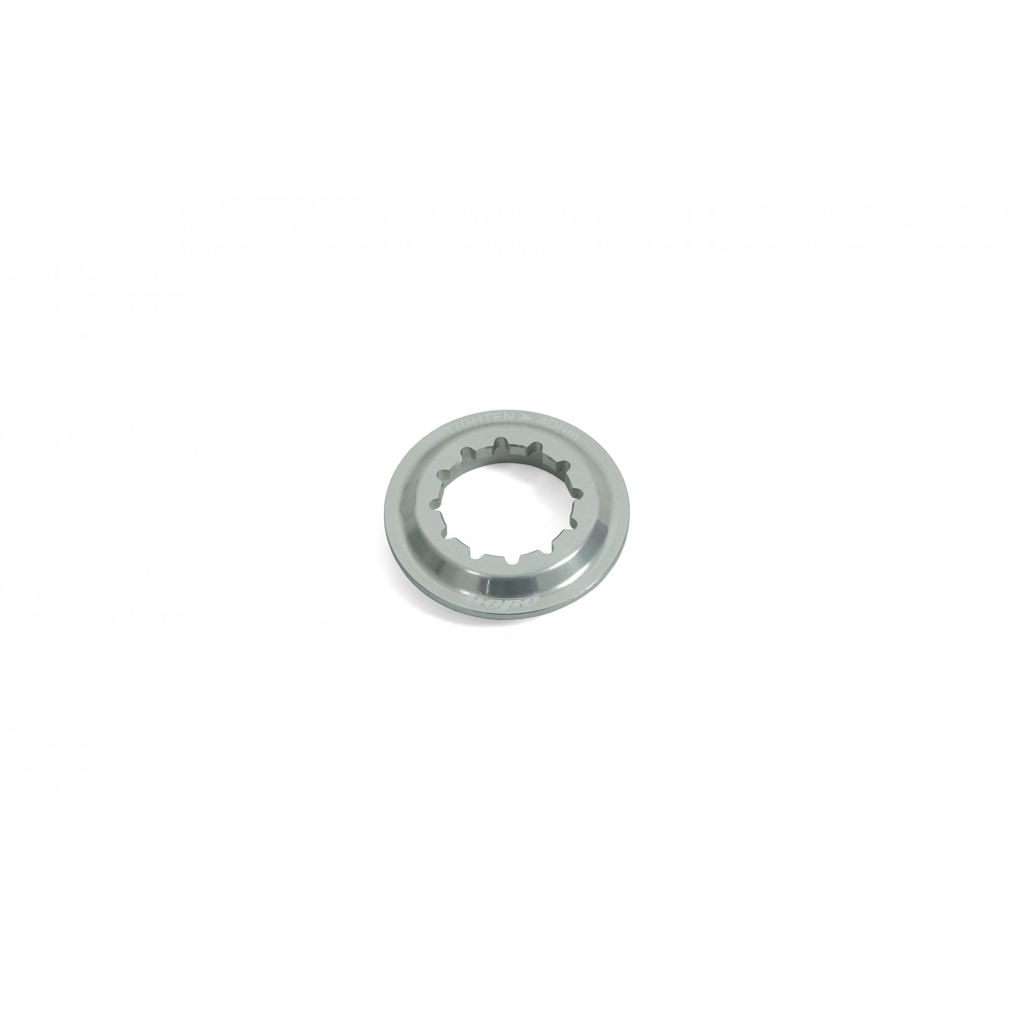 Hope Centre Lock disc brake rotor with lockring, showcasing durable metal component for reliable stopping power in bicycle components.