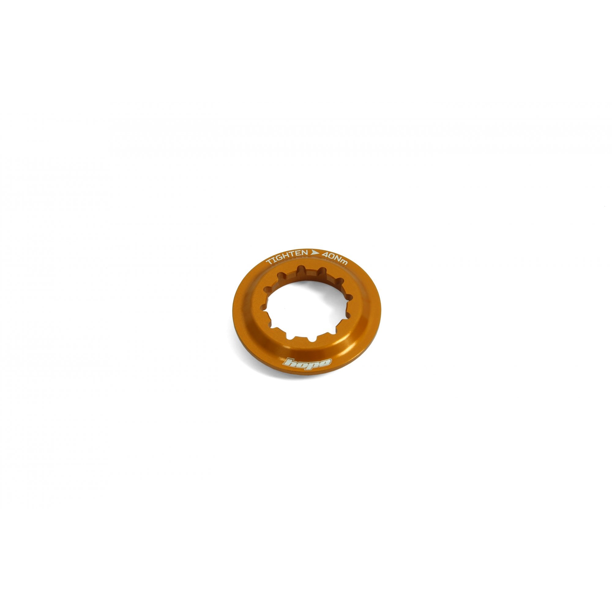 Hope Centre Lock disc brake rotor with lockring, bicycle component for reliable stopping power on bikes.