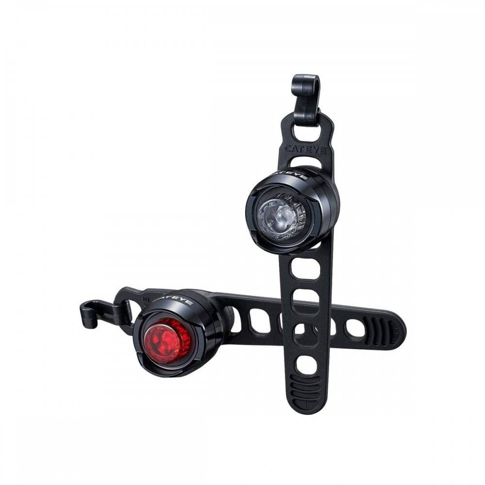 Cateye Orb front safety bike light with OptiCube™ lens, battery-powered accessory for enhanced visibility and safety.