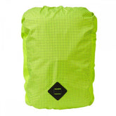 Yellow Altura Nightvision waterproof cycling raincover with reflective safety for 20-30L bags, designed for bike accessories.