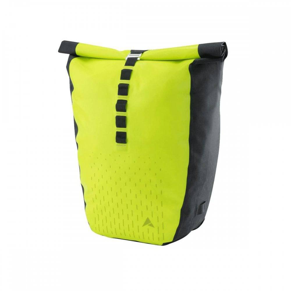 Altura Thunderstorm City 20 Pannier waterproof bike bag with KLICKfix system, showing durable black waterproof cycling luggage.