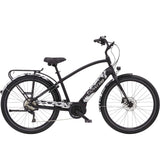 Electra Townie Path Go! 10D EQ hybrid e-bike with Bosch motor and 27.5-inch tires, featuring a step-over frame and modern design.