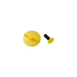 Topeak yellow nut accessory for Modula Java cage hydration bottle, securing attachment with durable plastic component.