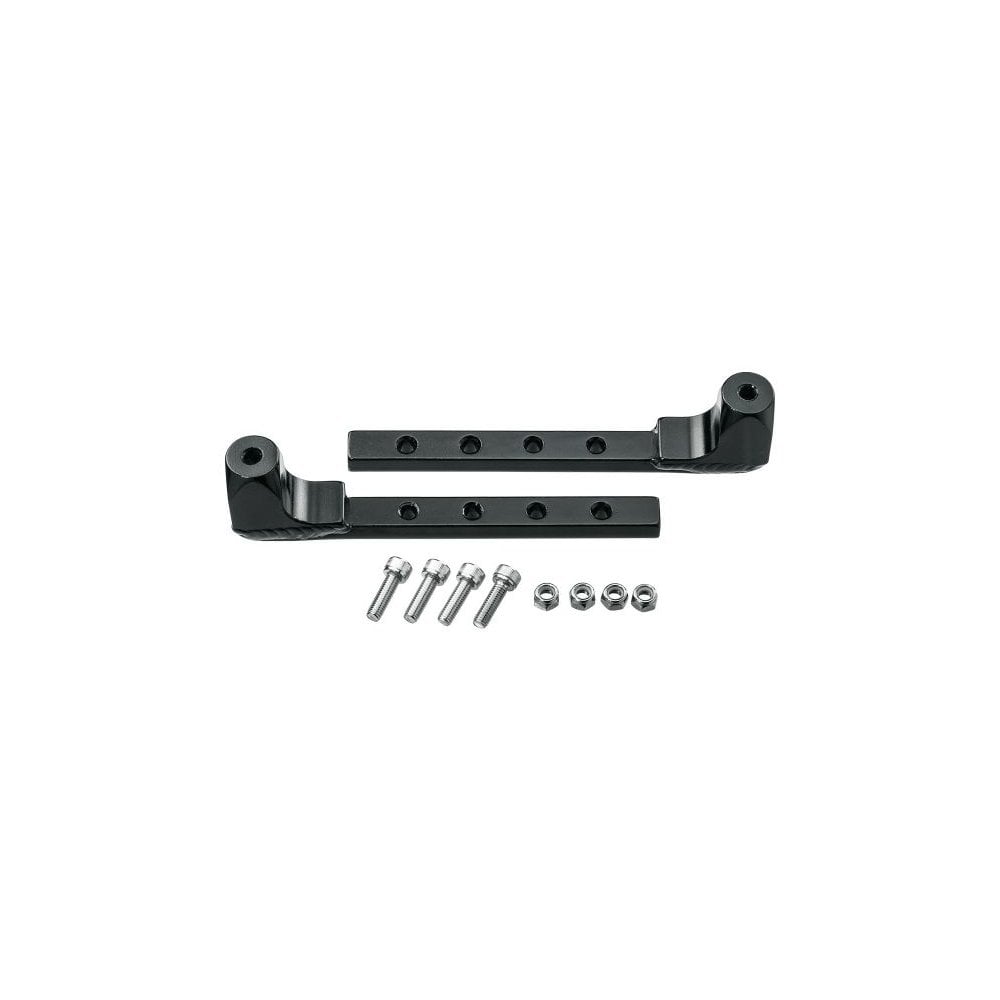Topeak adjustable legs for Super Tourist disc rack in black, providing stable support for bikes during repairs or transport.