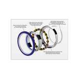 Enduro Bearings BSA 73mm bottom bracket with XD15 ceramic bearings and 24mm axle for bicycle components.