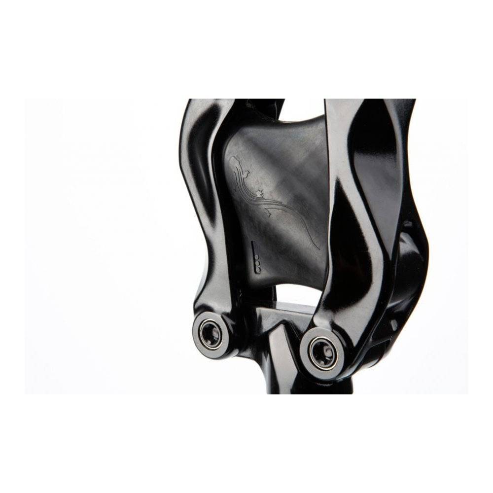 Cane Creek Thudbuster LT G4 suspension seatpost with tool-free elastomer adjustment for bike comfort and shock absorption.