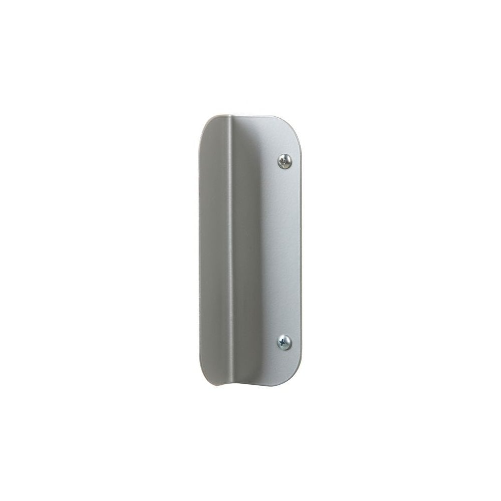 Black Delta hinged single bike hook with rubber arm protection for vertical bike storage, designed for secure and protected hanging.