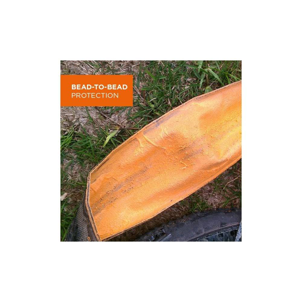 Orange Seal Endurance tubeless sealant for puncture protection, shown in a container, ideal for cold weather cycling components.