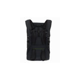 Ergon BC Urban Black backpack with ergonomic support and 21L capacity, featuring a laptop pouch and durable accessories design.