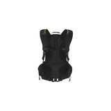 Ergon BX3 Evo black backpack with 15-18L capacity and ergonomic harness system, designed for comfortable outdoor use.