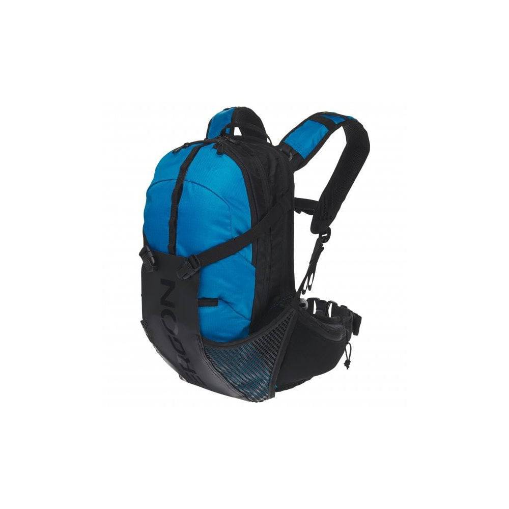 Black Ergon BX3 Evo backpack with adjustable straps and ergonomic harness system, designed for 15-18L storage and accessories.