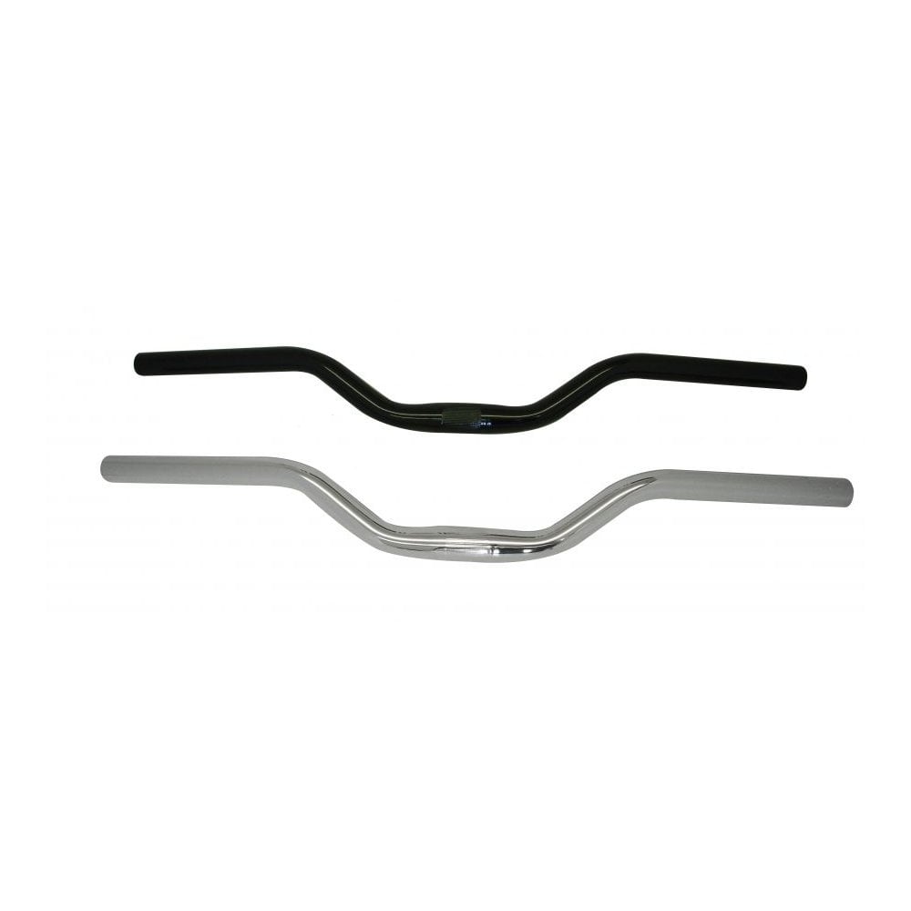 System Ex MTB riser handlebar with 590mm width, 50mm rise, 25.4mm clamp diameter, for mountain bike components