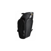 Topeak Mondopack XL expandable saddle bag with strap mount in black and yellow for bike accessories.