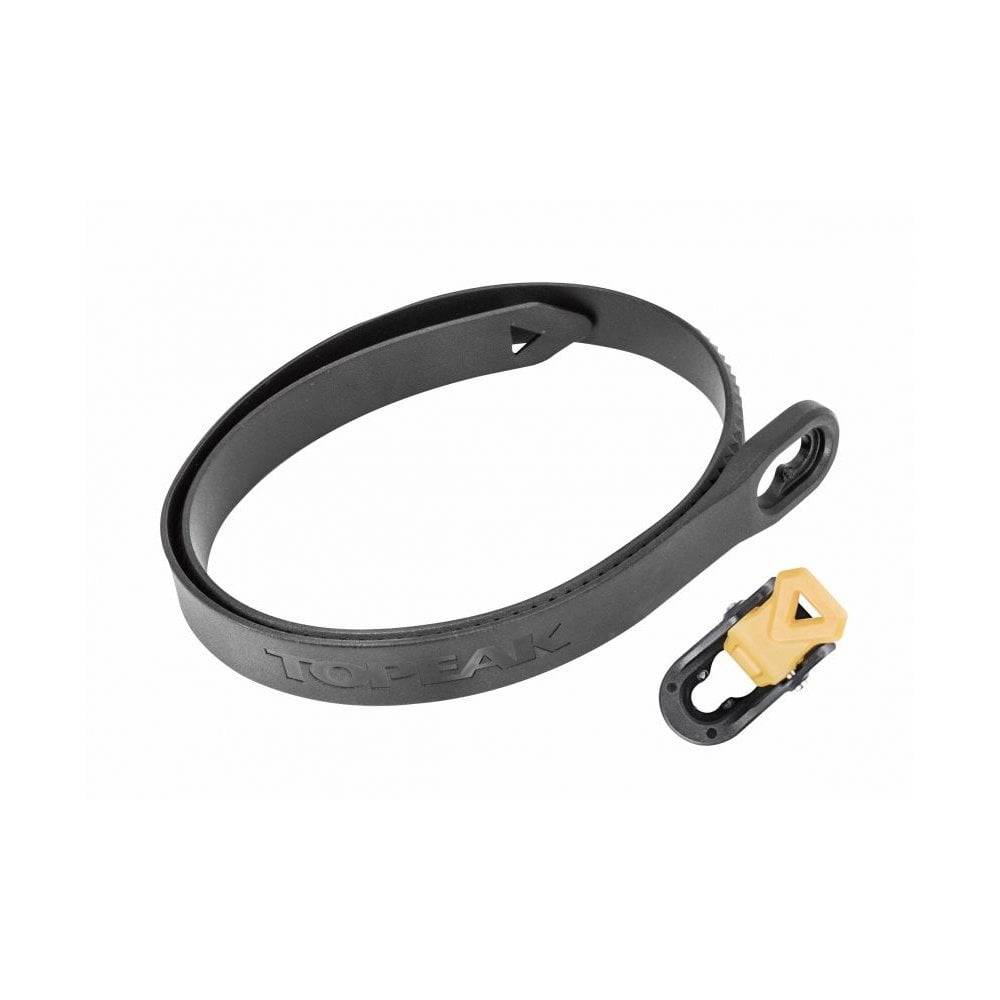 Topeak Pakgo-X strap and buckle set in black and yellow for Pakgo-X and Prepstand X workstands, accessory tools.
