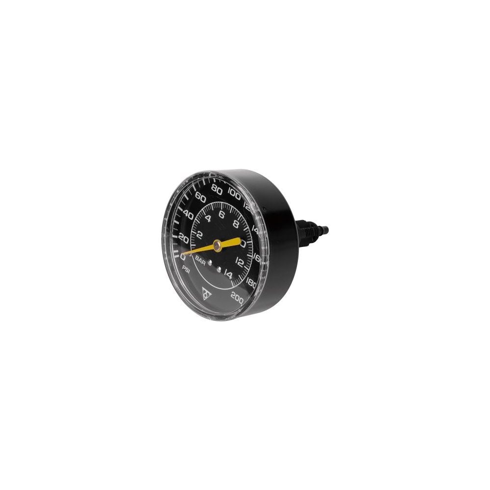 Topeak Spare Pressure Gauge Set for JoeBlow Pro DX track pump, black accessories with pressure measurement dials.