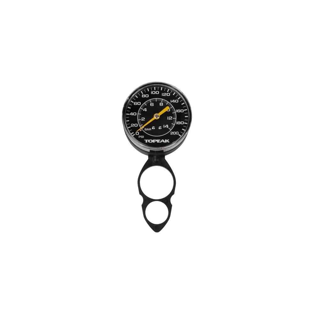 Topeak Spare Gauge Set for JoeBlow Twin Turbo Track Pump, black accessories with digital pressure gauges for bicycle pump replacement