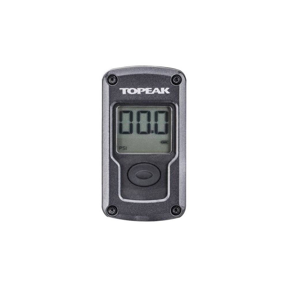 Topeak Spare Gauge Set for Morph Turbo Digital Pump in black, replacement accessories for accurate tire pressure measurement.