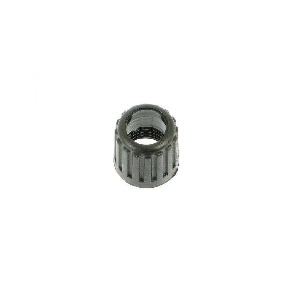Black Topeak Twinhead Hose Cap for Joe Blow Sport II and Sprint pumps, accessory part for secure hose connection.