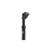 System EX Suspension Seatpost EL Black 27.2mm lightweight alloy with adjustable preload for mountain bikes.