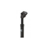 System EX Suspension Seatpost EL Black 27.2mm lightweight alloy with adjustable preload for mountain bikes.