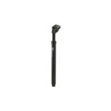 System EX suspension seatpost in black, 27.2mm alloy with adjustable preload, lightweight bicycle component for improved ride comfort
