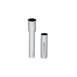 System EX Stem Raiser Quill Adaptor in silver for 1 1/8-inch Aheadset stem conversion, bicycle component for stem upgrade