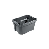 Topeak PrepStation Bucket Seat 7L in black, a portable workshop seat with handle for repair and maintenance tasks.