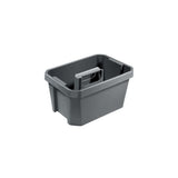 Topeak PrepStation Bucket Seat 7L in black, a portable workshop seat with handle for repair and maintenance tasks.
