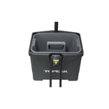 Topeak PrepStation Bucket Seat 7L with handle in black, designed for workshop and repair use, featuring a sturdy, portable design.