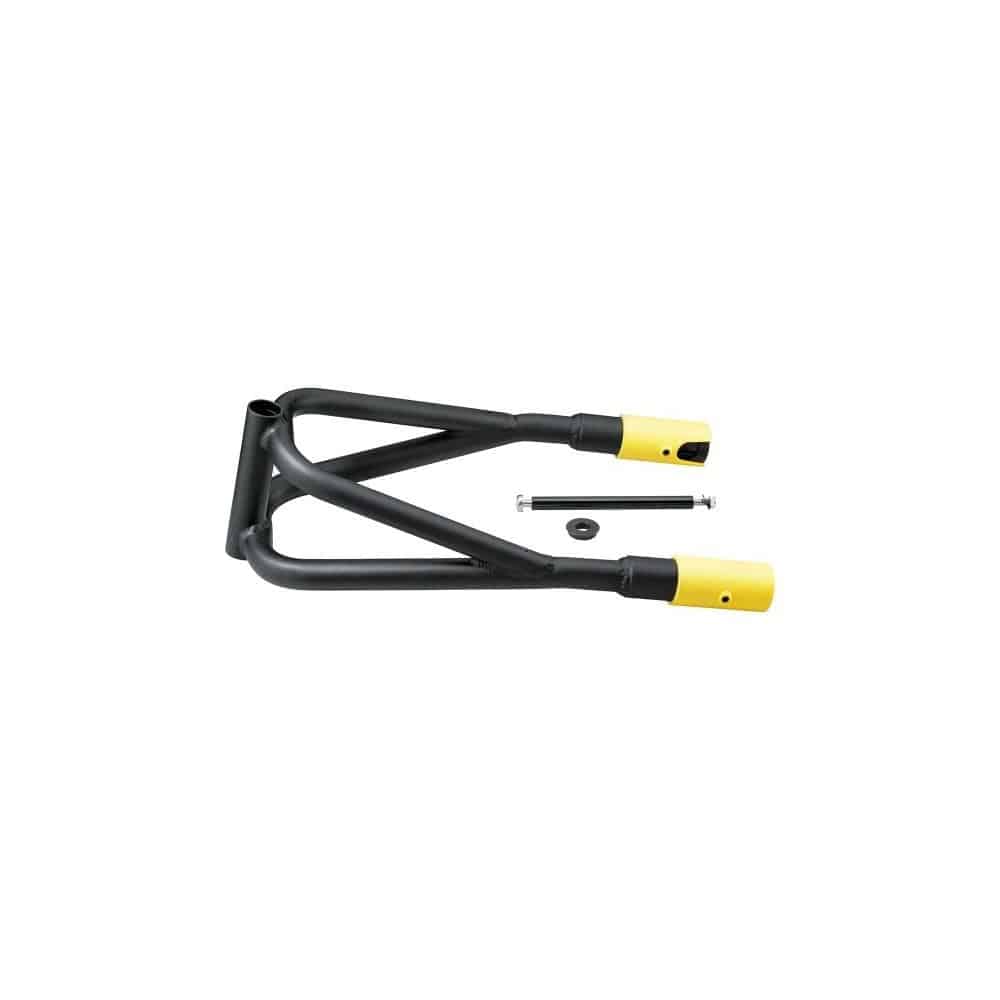 Topeak Spare Trailer Yoke with Slidelock QR attachment for Journey Trailer, black and yellow accessory for bike trailers