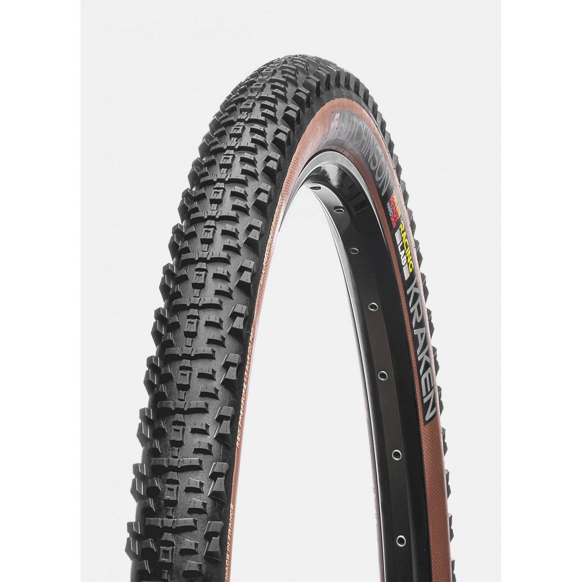 Hutchinson Kraken Racing Lab XC MTB tyre tubeless ready for trail and cross-country riding, designed for mountain biking performance.