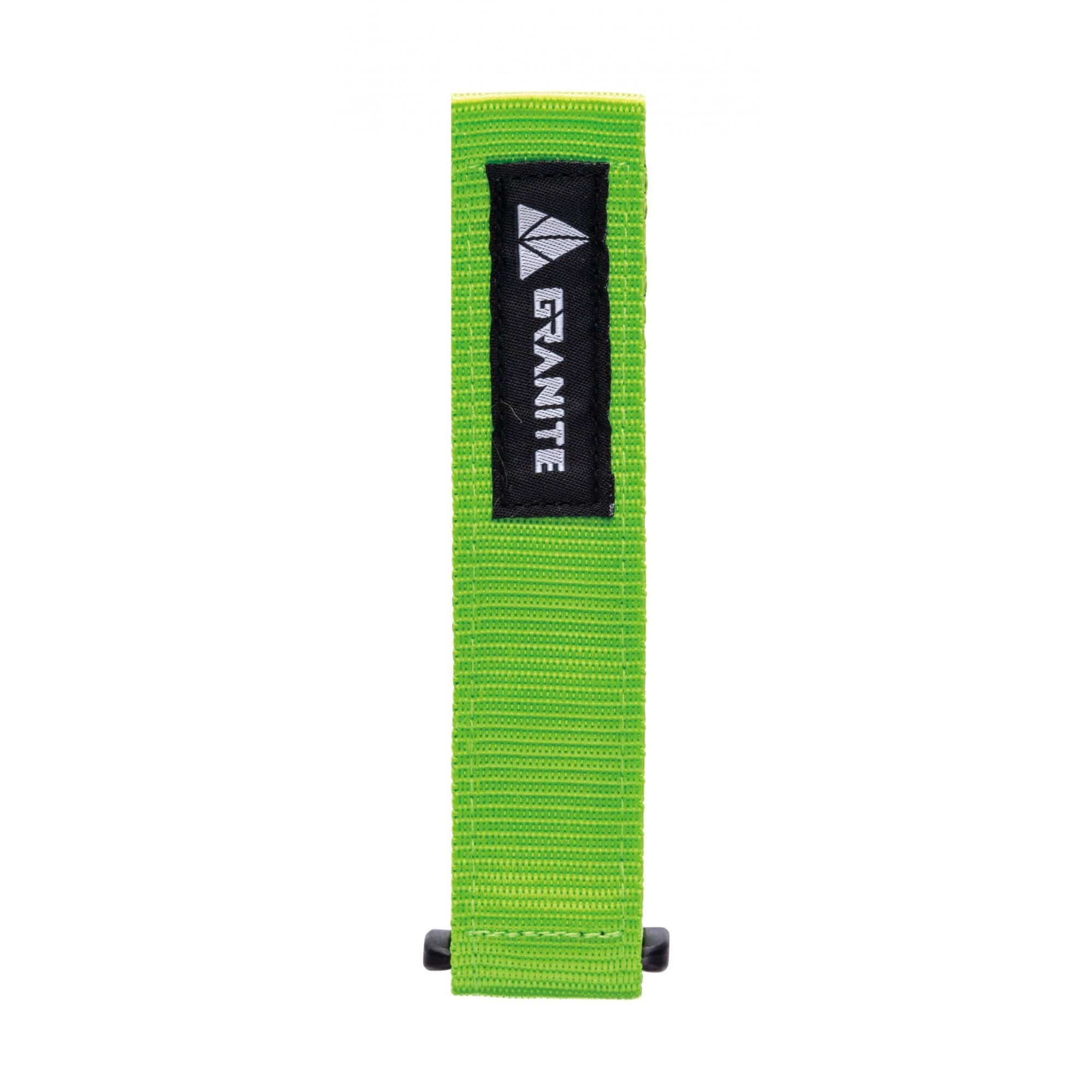 Granite ROCKBAND carrier belt strap, 450mm, for secure cycling cargo mounts and accessories, shown in a close-up view.