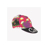 Cinelli Stevie Gee Alley Cat cycling cap with elastic fit, stylish headwear for cyclists, featuring colorful graphic design.