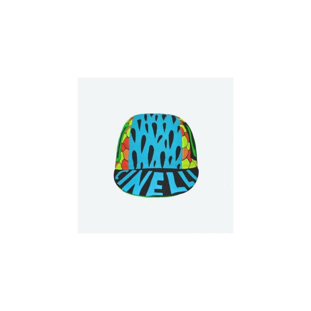 Limited edition Cinelli Jungle Zen cap, unisex Italian-designed headwear featuring vibrant jungle-inspired patterns.