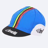 Cinelli Il Grande Ciclismo vintage black Italian cycling cap made of fabric, featuring a classic design for cycling enthusiasts.