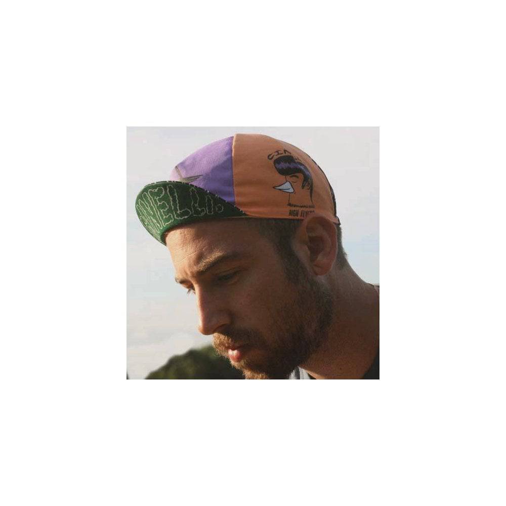 Cinelli Blue Ice Cap winter headwear, unisex stylish Italian design, snug knit cap suitable for cold weather.