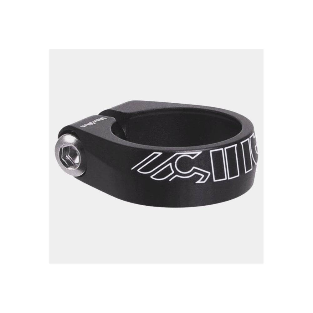 Cinelli seat clamp for Italian bikes, durable and secure bike component for adjusting and holding the seatpost in place.
