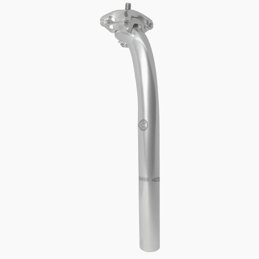 Cinelli Via Folli 27.2mm forged aluminum vintage bike seatpost, lightweight and durable bike component for classic cycling setups.