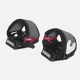Cinelli Kink Toe Straps with reflective buckles, bike components for secure pedal fit, featuring adjustable straps and durable materials.