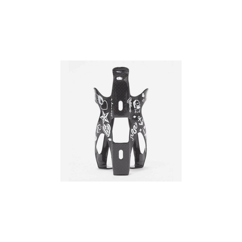 Cinelli Mike Giant bottle cage with carbon artwork, lightweight bike accessory, durable bike cage for hydration bottles