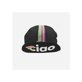 Cinelli Ciao Cap, classic Italian unisex cycling cap with breathable fabric for sun protection, lightweight and stylish clothing accessory.