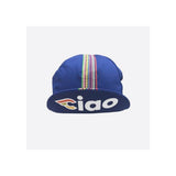 Cinelli Ciao Cap unisex Italian cycling cap with breathable fabric and sun protection, ideal for cycling enthusiasts.
