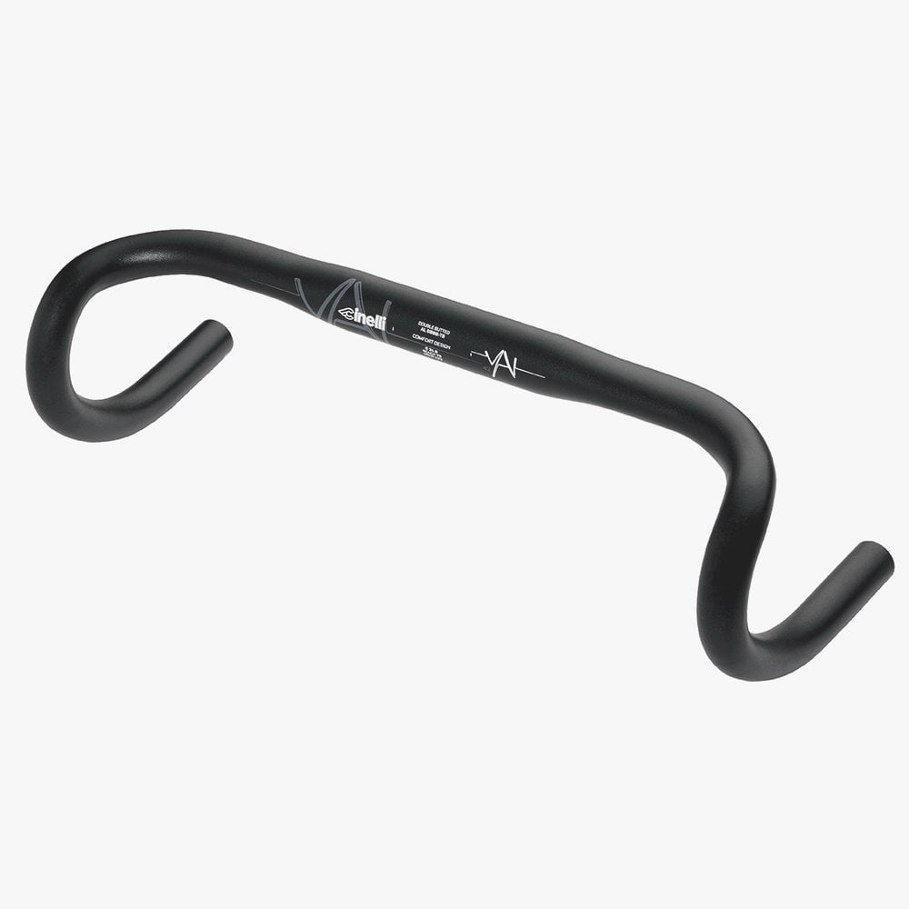 Cinelli Vai Shallow Drop Bars Black 31.8mm