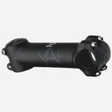 Cinelli Vai road bike stem in matte black, 3D forged aluminum component with a sleek, sturdy design for cycling performance.