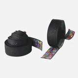 Cinelli Caleido bar tape with multi-density eco-leather and vibration damping for comfortable bike handlebar grip.