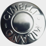 Cinelli Milano alloy bar end plugs for road bike handlebars, durable caps to secure handlebar ends and improve bike aesthetics.