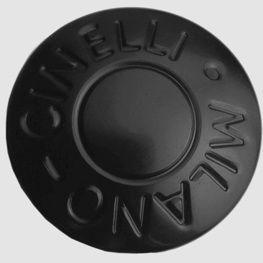 Cinelli Milano alloy bar end plugs for road bike handlebars, durable caps that fit and protect handlebar ends.